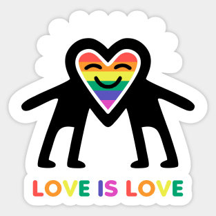 Love is love Sticker